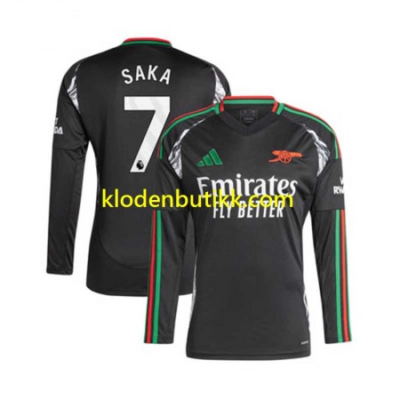 Arsenal SAKA 7 Borte Fotballdrakt 2024/25 Langermet